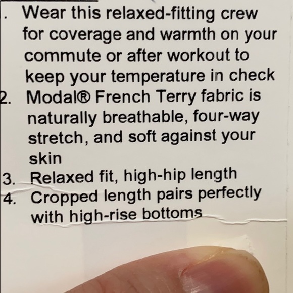 Lululemon Cropped Pullover - Picture 3 of 4